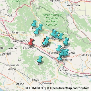 Mappa Vicolo delle Terme, 03012 Anagni FR, Italia (12.0375)