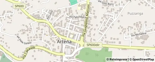 Mappa Artena