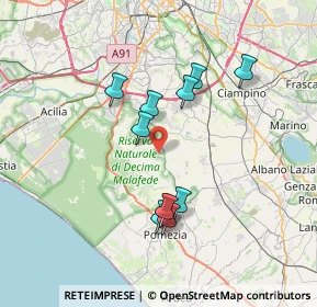 Mappa Via Presenzano, 00134 Colle del Pino RM, Italia (6.81182)