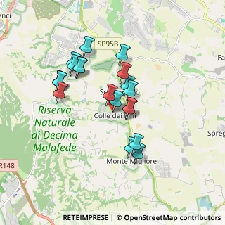 Mappa Via Presenzano, 00134 Colle del Pino RM, Italia (1.6475)