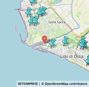 Mappa Via dell'Idroscalo, 00100 Lido di Ostia RM, Italia (2.93571)