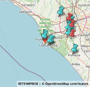 Mappa Via dell'Idroscalo, 00100 Lido di Ostia RM, Italia (15.5955)