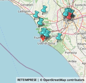 Mappa Via dell'Idroscalo, 00100 Lido di Ostia RM, Italia (18.2405)
