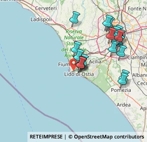 Mappa Via dell'Idroscalo, 00100 Lido di Ostia RM, Italia (15.985)