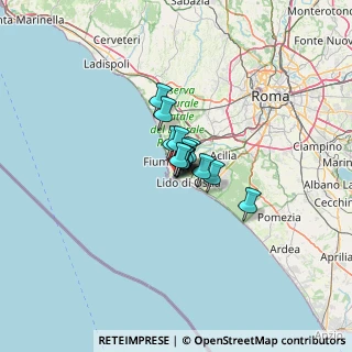 Mappa Via dell'Idroscalo, 00100 Lido di Ostia RM, Italia (4.93538)
