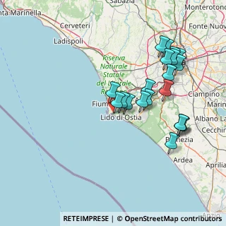 Mappa Via dell'Idroscalo, 00100 Lido di Ostia RM, Italia (16.2035)