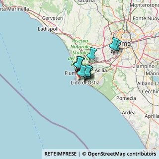 Mappa Via dell'Idroscalo, 00100 Lido di Ostia RM, Italia (6.03167)