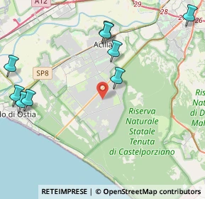 Mappa Via Pietro Castrucci, 00124 Roma RM, Italia (6.13)