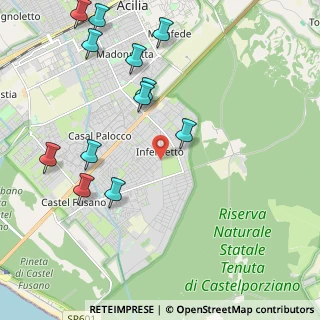 Mappa Via Francesco Cilea, 00124 Roma RM, Italia (2.62333)