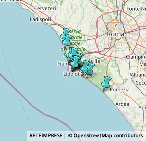 Mappa Riserva Naturale Statale del Litorale Romano, 00121 Roma RM, Italia (4.88538)