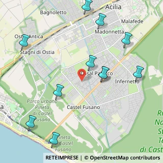 Mappa Via Acusilao, 00124 Roma RM, Italia (2.67545)