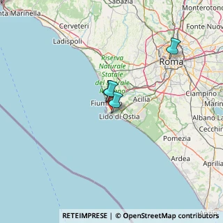 Mappa Via Costalunga, 00054 Fiumicino RM, Italia (61.31)