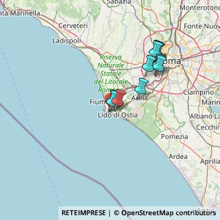 Mappa Via Costalunga, 00054 Fiumicino RM, Italia (13.72545)