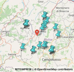 Mappa Via Colledonici, 86026 Salcito CB, Italia (14.4385)