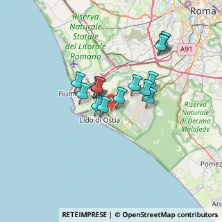 Mappa Via di Piana Bella, 00124 Roma RM, Italia (5.73333)