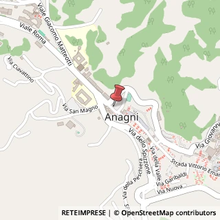 Mappa Viale Regina Margherita, 14, 03012 Anagni, Frosinone (Lazio)