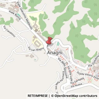 Mappa Viale Regina Margherita, 23, 03012 Anagni, Frosinone (Lazio)