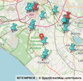 Mappa Via Cardito, 00134 Colle del Pino RM, Italia (9.9145)