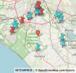 Mappa Via Cardito, 00134 Colle del Pino RM, Italia (10.1365)