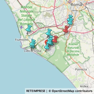 Mappa Via Prassagora, 00124 Roma RM, Italia (5.35)