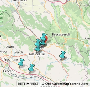 Mappa 03030 Pescosolido FR, Italia (11.64273)