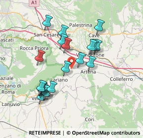 Mappa Contrada Colle della Castagna, 00031 Macere RM, Italia (7.366)