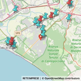 Mappa Via Giovanni Bolzoni, 00124 Roma RM, Italia (5.4125)
