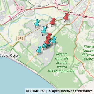 Mappa Via Giovanni Bolzoni, 00124 Roma RM, Italia (2.05455)