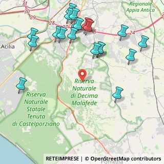 Mappa Centro sportivo trigoria, 00128 Roma RM, Italia (5.485)