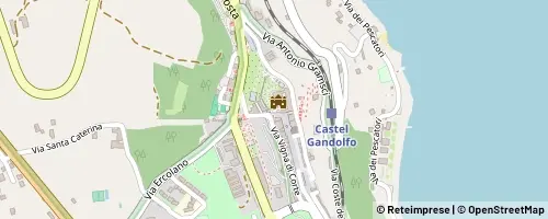 Mappa Castel Gandolfo