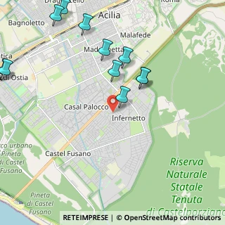 Mappa Via Domenico Ceccarossi, 00124 Roma RM, Italia (2.67364)