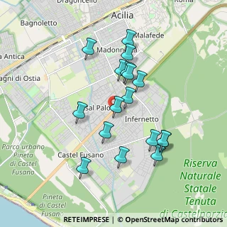 Mappa Via Arturo Toscanini, 00124 Roma RM, Italia (1.78706)