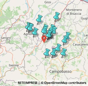 Mappa Piazza Pietravalle, 86026 Salcito CB, Italia (11.008)