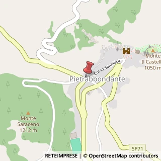 Mappa Via Sant'Agostino, 8, 86085 Pietrabbondante, Isernia (Molise)