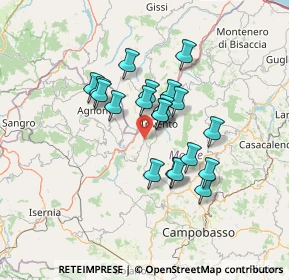 Mappa Via Umberto I, 86026 Salcito CB, Italia (11.1525)