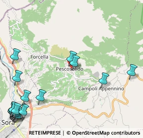 Mappa Corso Umberto I, 03030 Pescosolido FR, Italia (3.6305)