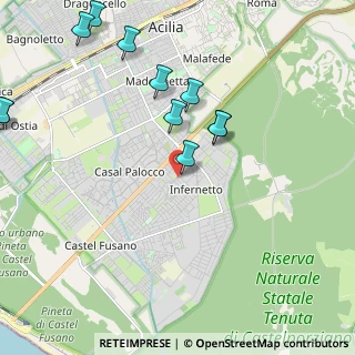 Mappa Via Alessandro Parisotti, 00124 Roma RM, Italia (2.61545)