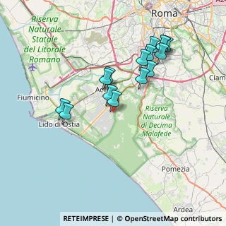 Mappa Via Franco Vittadini, 00124 Roma RM, Italia (7.54267)