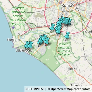 Mappa Via Franco Vittadini, 00124 Roma RM, Italia (6.851)