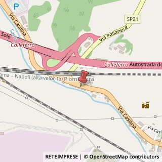 Mappa Via Casilina, km 48,700, 00034 Colleferro, Roma (Lazio)