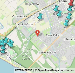 Mappa Via Epaminonda, 00124 Roma RM, Italia (3.742)