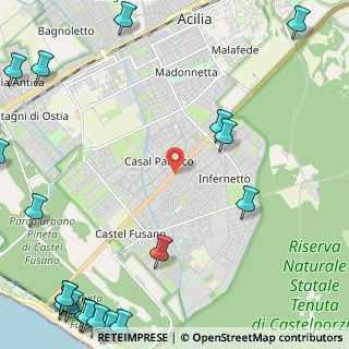 Mappa Via Vincenzo Davico, 00124 Roma RM, Italia (4.091)