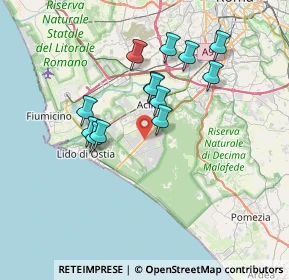 Mappa Via Vincenzo Davico, 00124 Roma RM, Italia (6.58077)