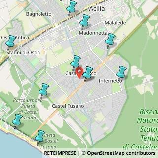 Mappa Via Erodoto, 00124 Roma RM, Italia (2.60455)