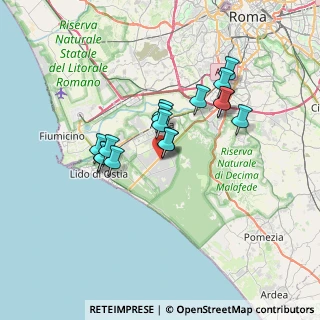 Mappa Via Giambattista Bassani, 00124 Roma RM, Italia (5.99063)