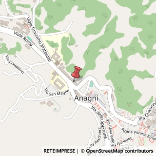Mappa Viale Regina Margherita, 32, 03012 Anagni, Frosinone (Lazio)
