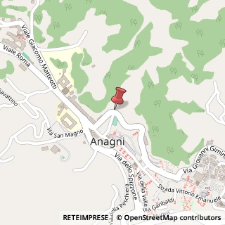 Mappa Via Giovanni Giminiani, 43, 03012 Anagni FR, Italia, 03012 Anagni, Frosinone (Lazio)
