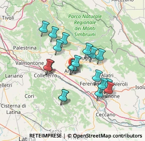 Mappa Viale Regina Margherita, 03012 Anagni FR, Italia (12.31842)