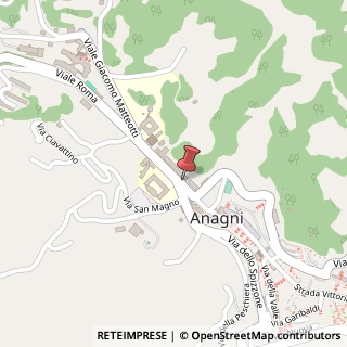 Mappa Viale Regina Margherita, 46, 03012 Anagni FR, Italia, 03012 Anagni, Frosinone (Lazio)