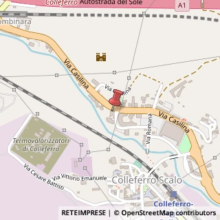 Mappa Via Casilina, km 49.600, 00034 Colleferro, Roma (Lazio)